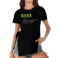 Womens Cute Nana For Grandma Another Term For Grandmother Women's Short Sleeves T-shirt With Hem Split