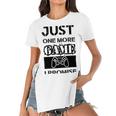 Just One More Game I Promise Women's Short Sleeves T-shirt With Hem Split