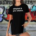 Adopted And Pro Choice Womens Rights Women's Short Sleeves T-shirt With Hem Split
