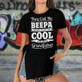 Beepa Grandpa Gift Im Called Beepa Because Im Too Cool To Be Called Grandfather Women's Short Sleeves T-shirt With Hem Split