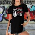 Brother Of The Birthday Girl Matching Birthday Outfit Llama Women's Short Sleeves T-shirt With Hem Split