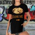 Chocolate Chip Cookie Lazy Halloween Costumes Match Women's Short Sleeves T-shirt With Hem Split
