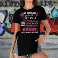 Christi Name Gift And God Said Let There Be Christi Women's Short Sleeves T-shirt With Hem Split