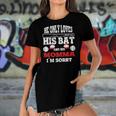 He Only Loves His Bat And His Momma Im Sorry - Baseball Mom Women's Short Sleeves T-shirt With Hem Split