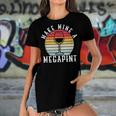 Make Mine A Mega Pint Funny Wine Drinkers Megapint Women's Short Sleeves T-shirt With Hem Split