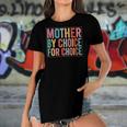 Mother By Choice For Choice Pro Choice Feminist Rights Women's Short Sleeves T-shirt With Hem Split