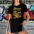 Mothers Day Blessed To Be Called Mom Sunflower Lovers Women's Short Sleeves T-shirt With Hem Split