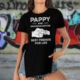 Pappy And Granddaughter Best Friends For Life Matching Women's Short Sleeves T-shirt With Hem Split