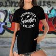 Promoted To Godmother 2022 Pregnancy Best Godmother Women's Short Sleeves T-shirt With Hem Split