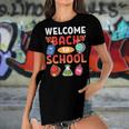 Welcome Back To School School Party 483 Shirt Women's Short Sleeves T-shirt With Hem Split