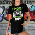 Womens Mom Of The Birthday Boy Matching Video Gamer Birthday Party V4 Women's Short Sleeves T-shirt With Hem Split