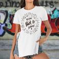 Buy Welcome Back To School Women's Short Sleeves T-shirt With Hem Split