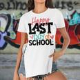 Happy Last Day Of School Funny V3 Women's Short Sleeves T-shirt With Hem Split