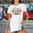 Teacher First Day Of School Yall Gonna Learn Today Women's Short Sleeves T-shirt With Hem Split
