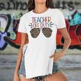 Teacher Off Duty Teacher Mode Off Summer Last Day Of School Women's Short Sleeves T-shirt With Hem Split