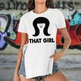 That Girl Women's Short Sleeves T-shirt With Hem Split