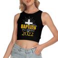 Baptized In Christ 2022 Christian Tee Baptism Faith Women's Crop Top Tank Top