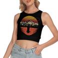 Reel Girl Fish V2 Women's Sleeveless Bow Backless Hollow Crop Top