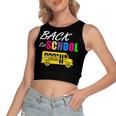 Welcome Back To School Here I Come 487 Shirt Women's Sleeveless Bow Backless Hollow Crop Top