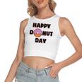 Donut For And Happy Donut Day Women's Crop Top Tank Top