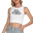 Its A Good Day To Read A Book And Flower Tee For Teacher Women's Crop Top Tank Top