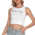 Lover Boy Women's Sleeveless Bow Backless Hollow Crop Top