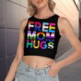 Free Mom Hugs Rainbow Lgbtq Lgbt Pride Month Women's Crop Top Tank Top