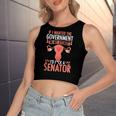 Government In My Uterus Feminist Reproductive Rights Women's Crop Top Tank Top