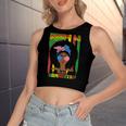 Juneteenth Is My Independence Day Black Women 4Th Of July Women's Sleeveless Bow Backless Hollow Crop Top