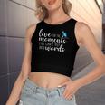 Live For The Moments Butterfly Women's Crop Top Tank Top
