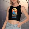 Im Not The Veterans Wife Im The Veteran Veterans Day Women's Crop Top Tank Top
