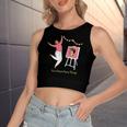 Paint And Sip Fun Girls Night Out Its A Paint Party Thing Women's Crop Top Tank Top