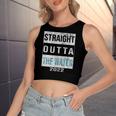 Straight Outta The Water Cool Christian Baptism 2022 Vintage Women's Crop Top Tank Top