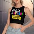 Welcome Back To School Here I Come 487 Shirt Women's Sleeveless Bow Backless Hollow Crop Top