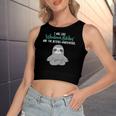 I Was Like Whatever Bitches And The Bitches Whatevered Sloth Women's Crop Top Tank Top