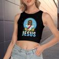 Yall Need Jesus Faith God Women's Crop Top Tank Top
