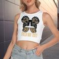 Field Day 2022 Last Day Of School V3 Women's Sleeveless Bow Backless Hollow Crop Top