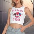 Kid In A Candy Store 35 Trending Shirt Women's Sleeveless Bow Backless Hollow Crop Top