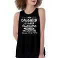 My Daughter Is Super Awesome And I Am The Lucky One Women's Loose Tank Top