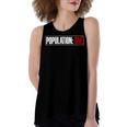 Funny Population One Vr Gamer Women's Loose Fit Open Back Split Tank Top