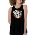 Gay Af Lgbt Pride Rainbow Flag March Rally Protest Equality Women's Loose Tank Top