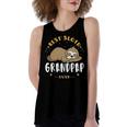 Grandpap Grandpa Gift Best Sloth Grandpap Ever Women's Loose Fit Open Back Split Tank Top