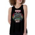 Mom Of The Birthday Boy Matching Video Game Birthday Party Women's Loose Fit Open Back Split Tank Top