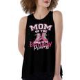 Mom Of The Birthday Princess Girl Roller Skate Party Women's Loose Fit Open Back Split Tank Top