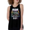 Womens Mom Of The Birthday Boy Matching Video Gamer Birthday Party V3 Women's Loose Fit Open Back Split Tank Top