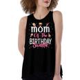 Womens Mom Of The Birthday Sweetie Girl Ice Cream Theme Party Women's Loose Fit Open Back Split Tank Top