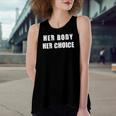 Her Body Her Choice Texas Rights Grunge Distressed Women's Loose Tank Top
