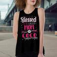 Coco Grandma Gift Blessed To Be Called Mom And Coco Women's Loose Fit Open Back Split Tank Top