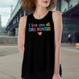 I Love You All Class Dismissed Tie Dye Last Day Of School Women's Loose Tank Top