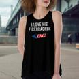 I Love His Firecracker Matching Couple 4Th Of July Wife Gf Women's Loose Tank Top